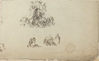 海王星と海の生き物の研究 (?) 作： John Flaxman