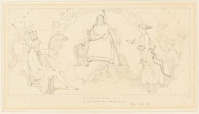 神々の会議 作： John Flaxman