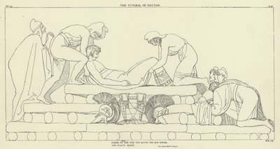 ヘクターの葬儀 作： John Flaxman