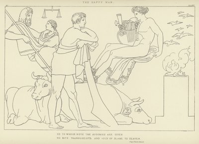 幸せな男 作： John Flaxman