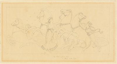 ジュノの車から馬を奪う時間 作： John Flaxman