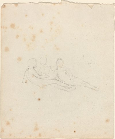 横たわる 3 人の女性像 作： John Flaxman