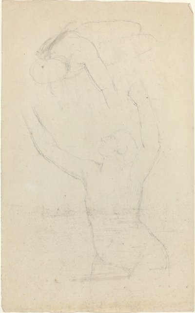 2 空挺？ 互いに手を差し伸べる人物 作： John Flaxman