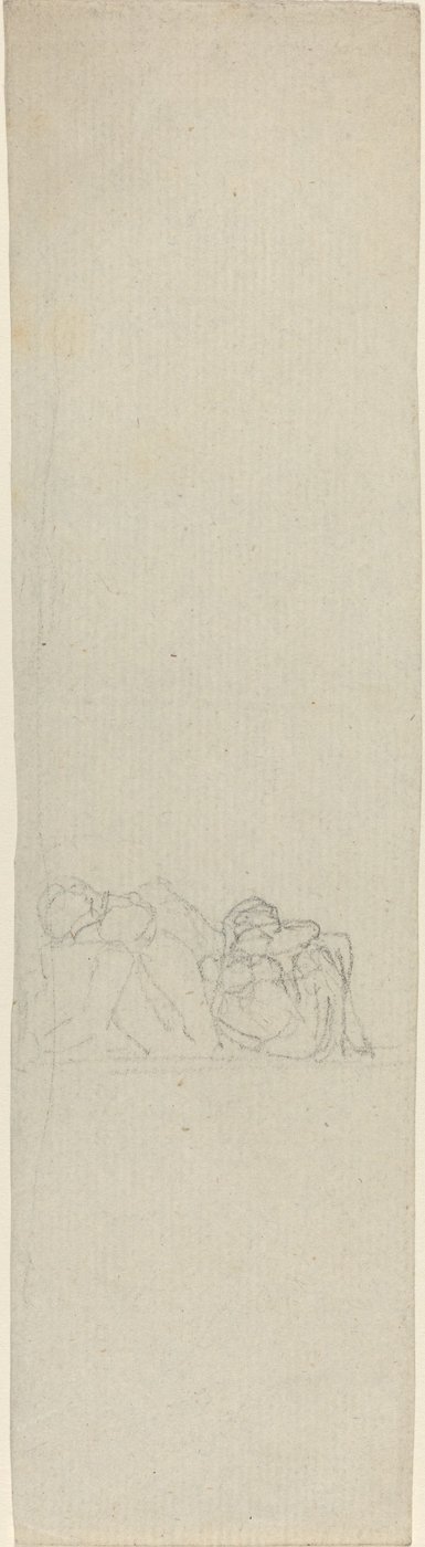 2 つの群がった人物 作： John Flaxman
