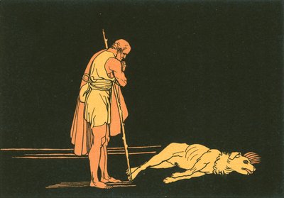 ユリシーズと彼の犬 作： John Flaxman
