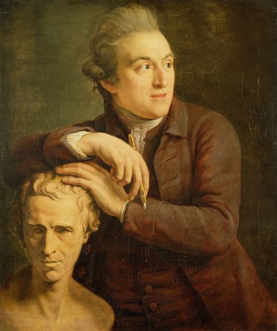 ジョセフノレケンス（1737-1823）とローレンススターンの胸像（1713-68）1772 作： John Francis Rigaud