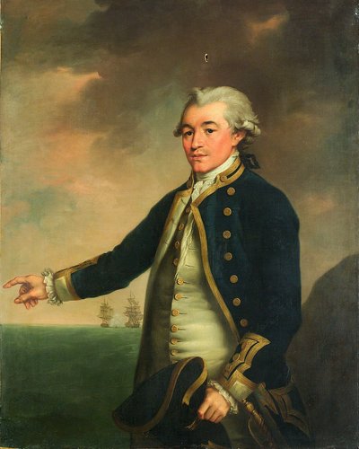 孔雀大尉の肖像 1780年頃 油彩・カンヴァス 作： John Francis Rigaud