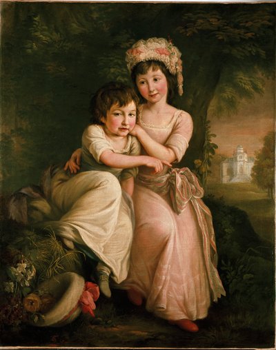 Stephen Peter RigaudとMary Anne Rigaud、1778年以前 作： John Francis Rigaud