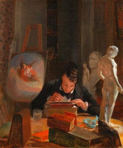 ゴッドフリー・フランケンシュタインの肖像、1840年頃。 作： John Frankenstein