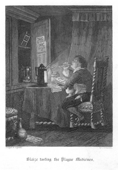 ウィリアムハリソンエインズワースによるオールドセントポールのシーン、1855 作： John Franklin