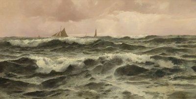 フォークストン沖、1886 作： John Fraser