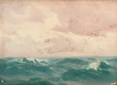 海景 1900年頃 油彩・キャンバス 作： John Fraser