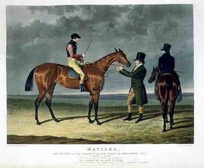 マチルダ」、ドンカスターの偉大なセントレガーステークスの勝者 作： John Frederick Herring Snr