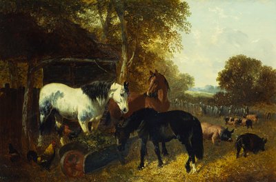 農場のシーン 作： John Frederick Herring Junior