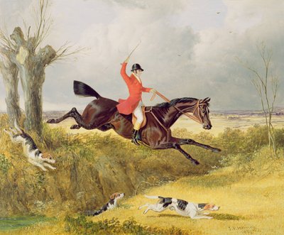 溝をクリアする、1839 作： John Frederick Herring Senior