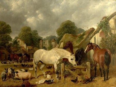パドックの馬 作： John Frederick Herring Senior