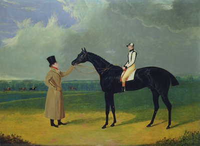 セントレジャー1824の勝者、ジェリー（キャンバスに油彩） 作： John Frederick Herring Senior