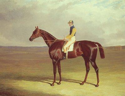 ニューマーケットヒースのM.スタンリーズ松葉杖、1833年 作： John Frederick Herring Senior