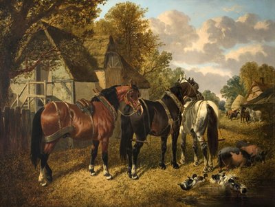 すきの準備ができて 作： John Frederick Herring Senior