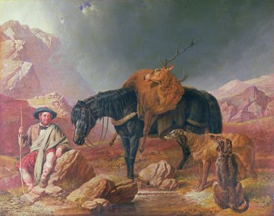 狩りからの帰還 作： John Frederick Herring Senior