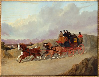 エジンバラからロンドンのロイヤルメールコーチ 作： John Frederick Herring Senior