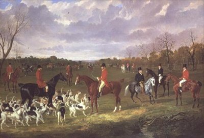 チッペナム・パークでのイースト・サフォーク・ハウンドの大会 作： John Frederick Herring Senior