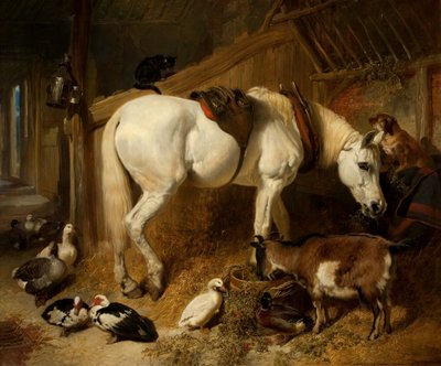 真昼の食事、1850 作： John Frederick Herring Senior
