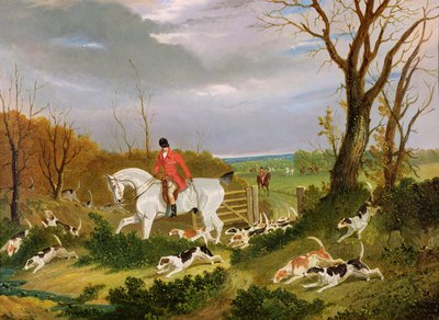 ザサフォークハント-ヘリングスウェル近くをカバーする予定 作： John Frederick Herring Senior