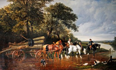 ティンバーワゴン 作： John Frederick Herring Senior
