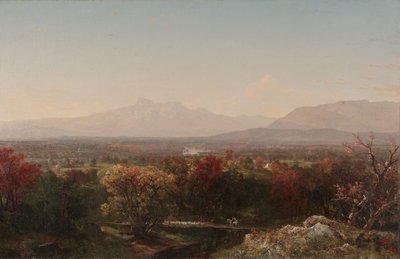 ホワイト マウンテンズでの 10 月のある日 作： John Frederick Kensett