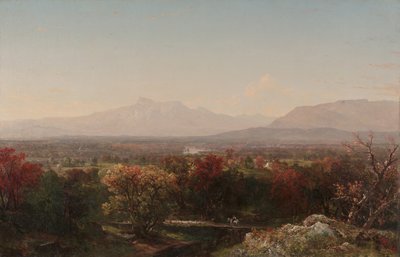 ホワイトマウンテンの10月の日、1854年 作： John Frederick Kensett