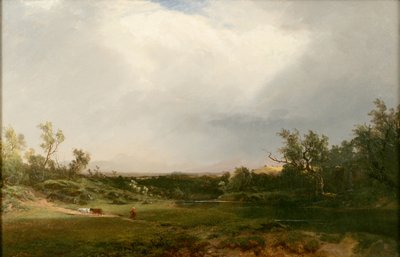 接近するシャワー、1859 作： John Frederick Kensett