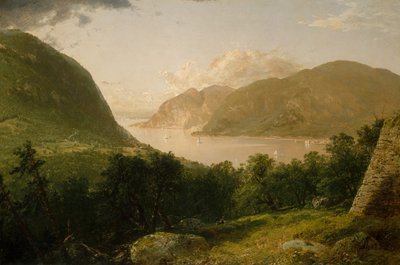 ハドソン川の情景、1857年。 作： John Frederick Kensett