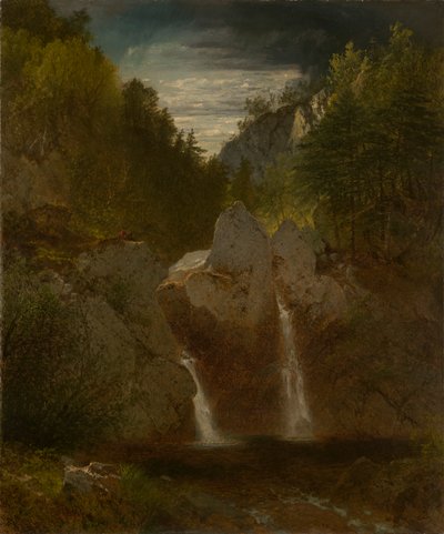 ロッキー プール、バッシュ ビッシュ フォールズ 作： John Frederick Kensett