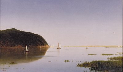 シュルーズベリーリバー、ニュージャージー州、1859 作： John Frederick Kensett