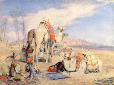 砂漠の停止 作： John Frederick Lewis