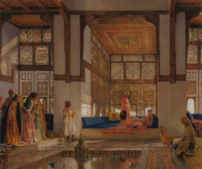 Uma Senhora Recebendo Visitantes (A Recepção) 作： John Frederick Lewis
