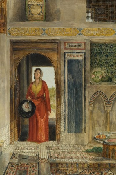1871年のハーレムへの入り口（131708も参照） 作： John Frederick Lewis