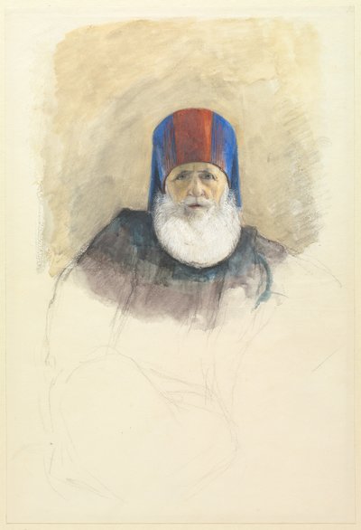 メフメットアリパシャの研究、c。 1844年。 作： John Frederick Lewis