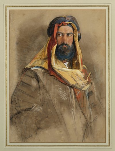 アラブのシェイクの研究 作： John Frederick Lewis