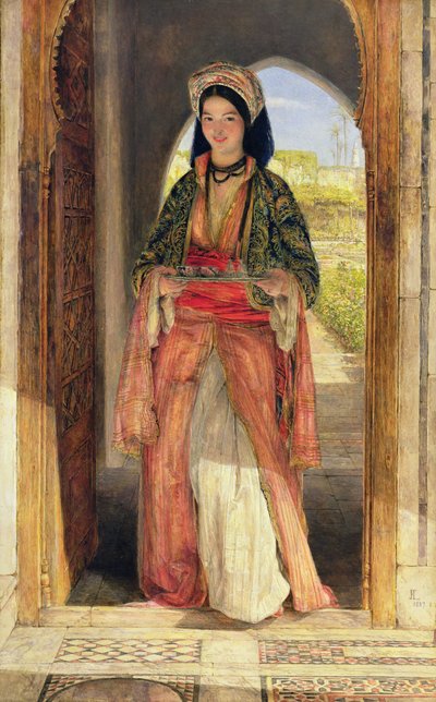 コーヒーを運ぶ人 作： John Frederick Lewis