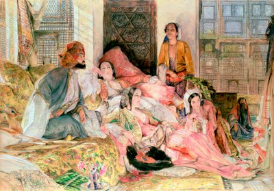 ザ・ハレム」1850年頃 作： John Frederick Lewis