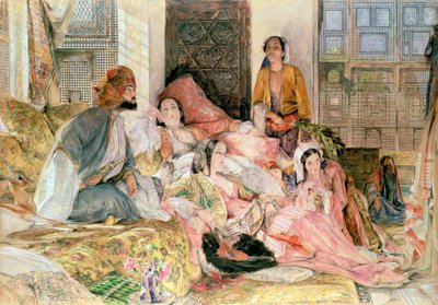 ハーレム、1850年頃 作： John Frederick Lewis