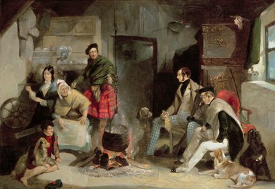 エドウィンランドシーア卿の後のハイランドインテリア（1802-73） 作： John Frederick Pasmore