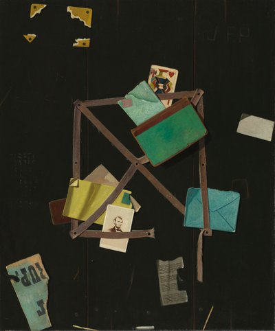 ハートのジャックとカードラック 1895年頃 油彩・キャンバス 作： John Frederick Peto