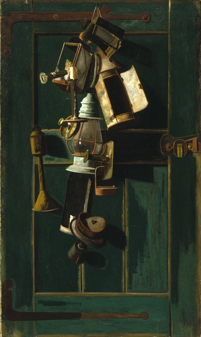 提灯の扉、1880年頃 作： John Frederick Peto