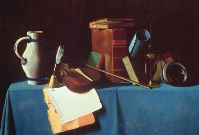 バイオリンを備えた卓上 作： John Frederick Peto