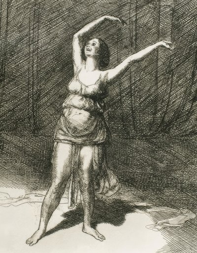 イサドラ・ダンカン 作： John French Sloan