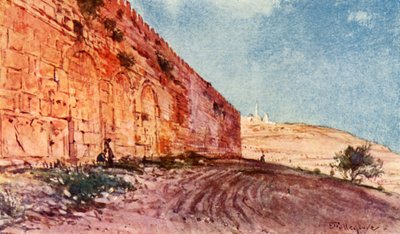 エルサレム。 -テンプルエリアのトリプルゲート、1902年。 作： John Fulleylove