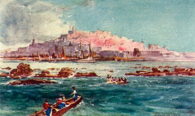 海からジョッパ、1902。 作： John Fulleylove